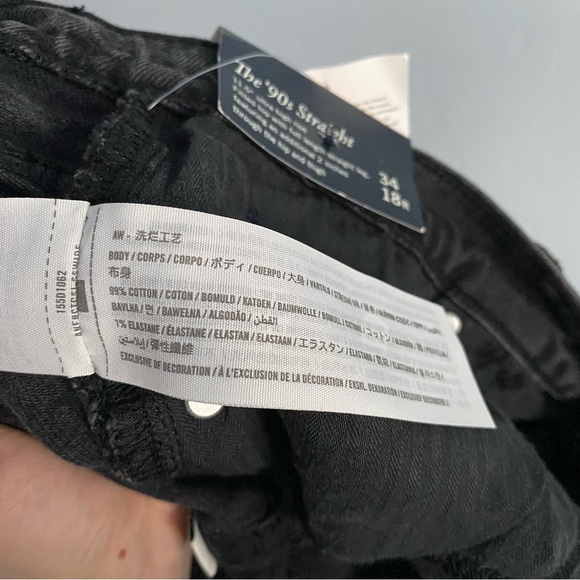 Abercrombie & Fitch Charcoal Straight Leg Jeans - Picture 13 of 13